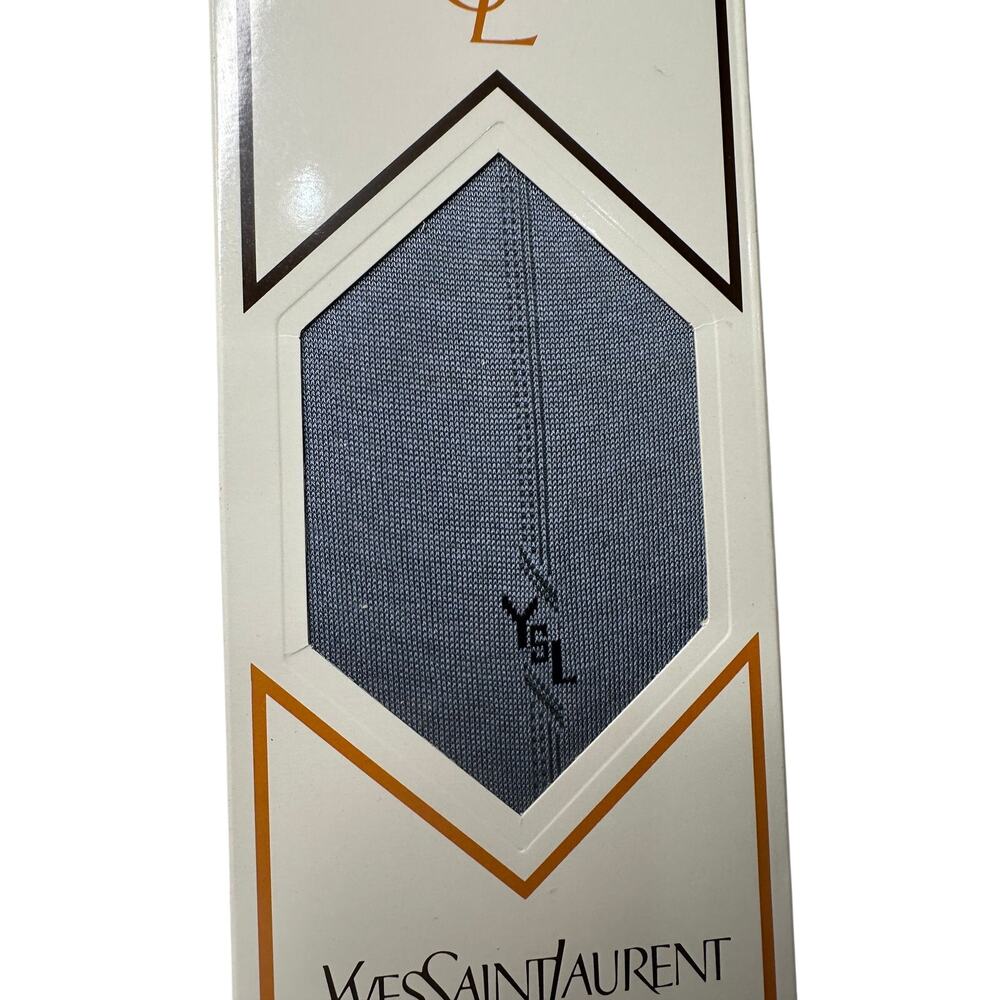 Yves Saint Laurent (YSL) Dress Socks Gift Set (Blue, Gray, Black) - Picture 10 of 16